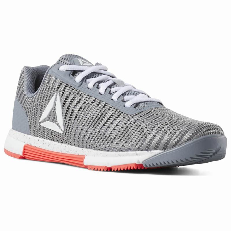 Reebok Speed Tr Flexweave® Botasky Damske - Siva/Biele/Červené AN2321UC